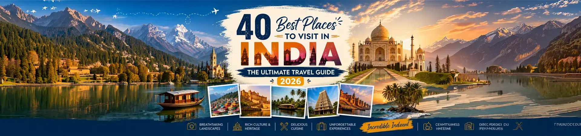 40 Best Places to Visit in India: The Ultimate Travel Guide 2026