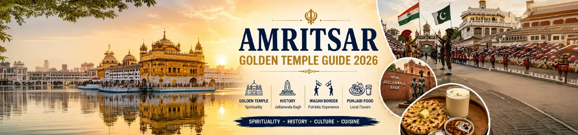 Amritsar Golden Temple Guide 2026 | Timings, Attari - Wagah Border & Travel Tips
