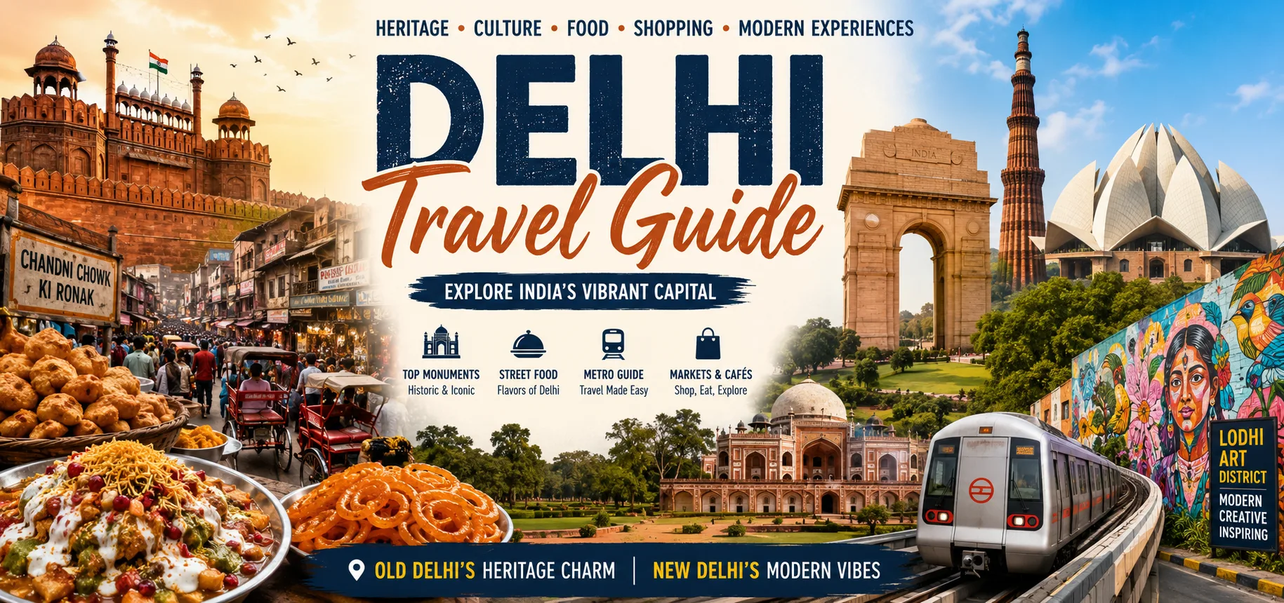 Delhi Travel Guide 2026 | Monuments, Street Food & Cultural Experiences