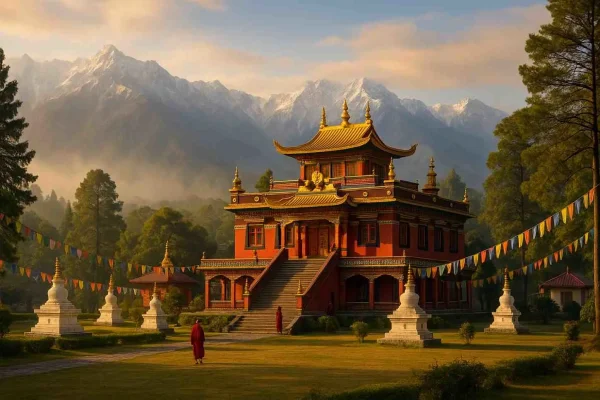 Tashi Jong Monastery, Himachal Pradesh – Peaceful Buddhist Retreat near Palampur