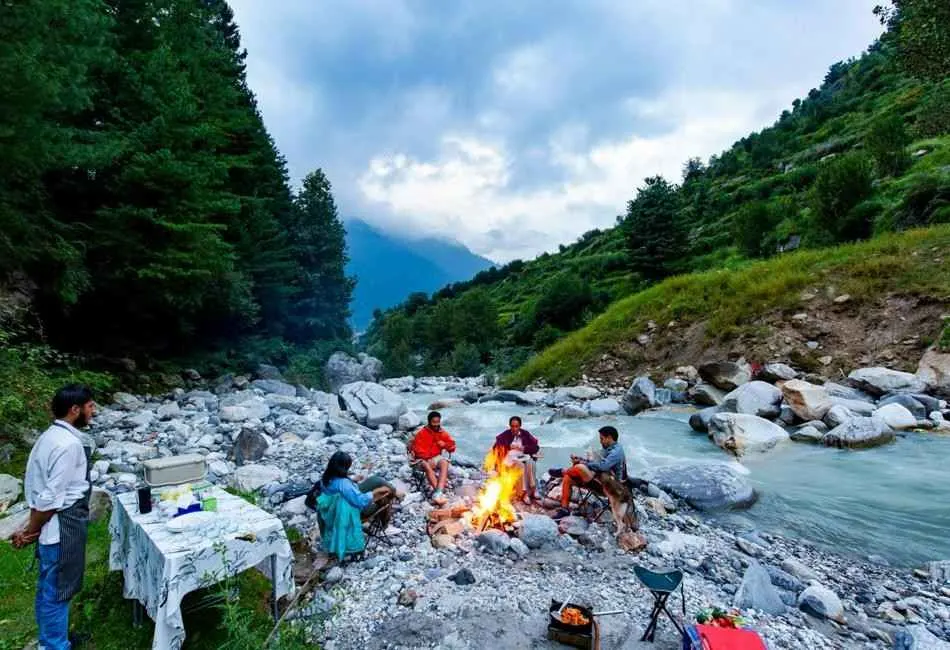 Camping in Barot Valley