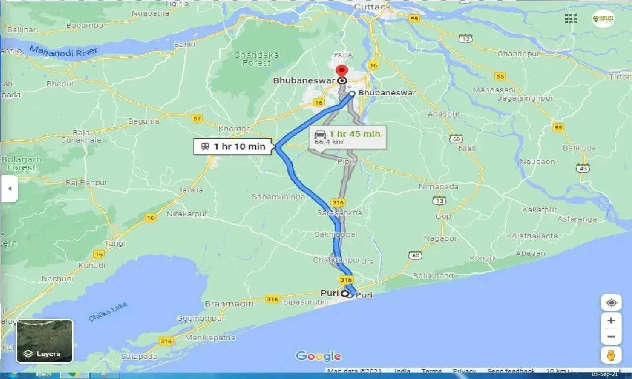 How to Reach Puri