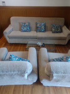 Sofa For Sale With Glass Table