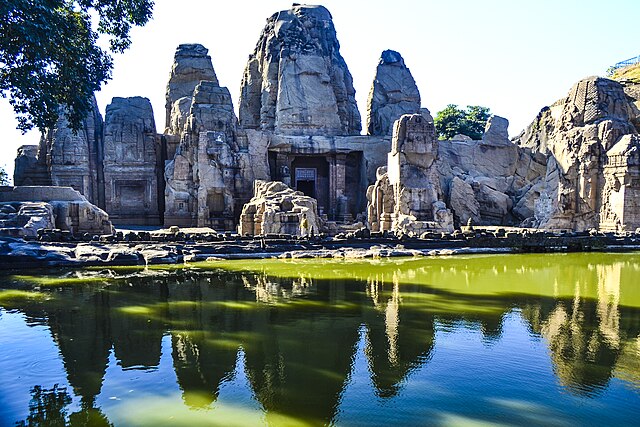 Masroor Rock Cut Stone Temple