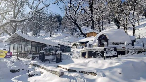 Munsiyari snowfall 