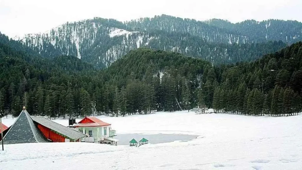 Khajjiar snowfall