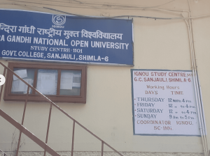 Ignou Center in Sanjauli, Shimla