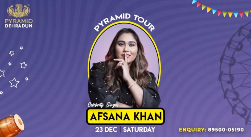 Afsana Khan India Tour at Pyramid Dehradun